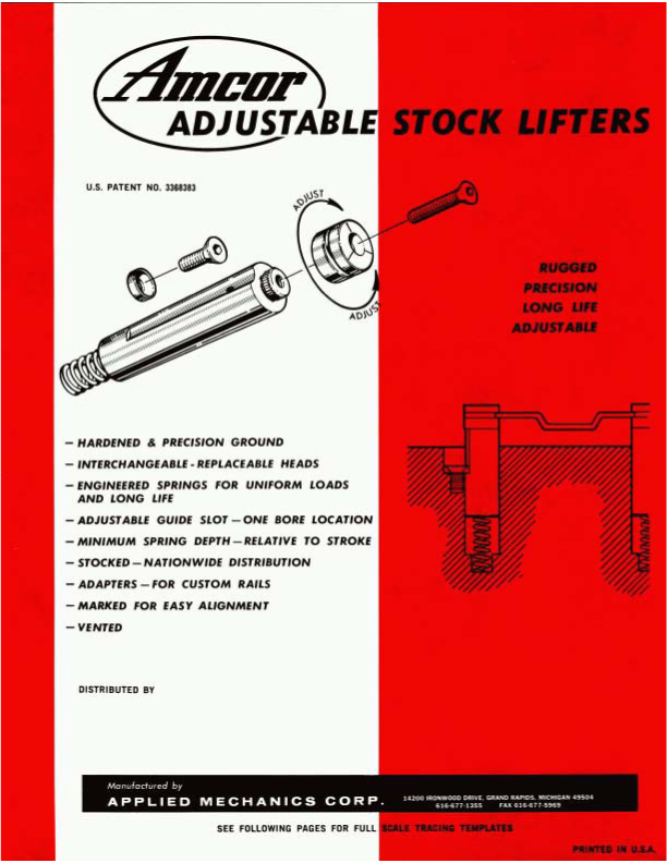 Adjustable Stock Lifters